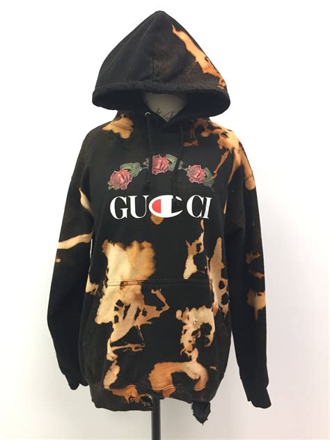 men's gucci hoodies|gucci distressed hoodie.